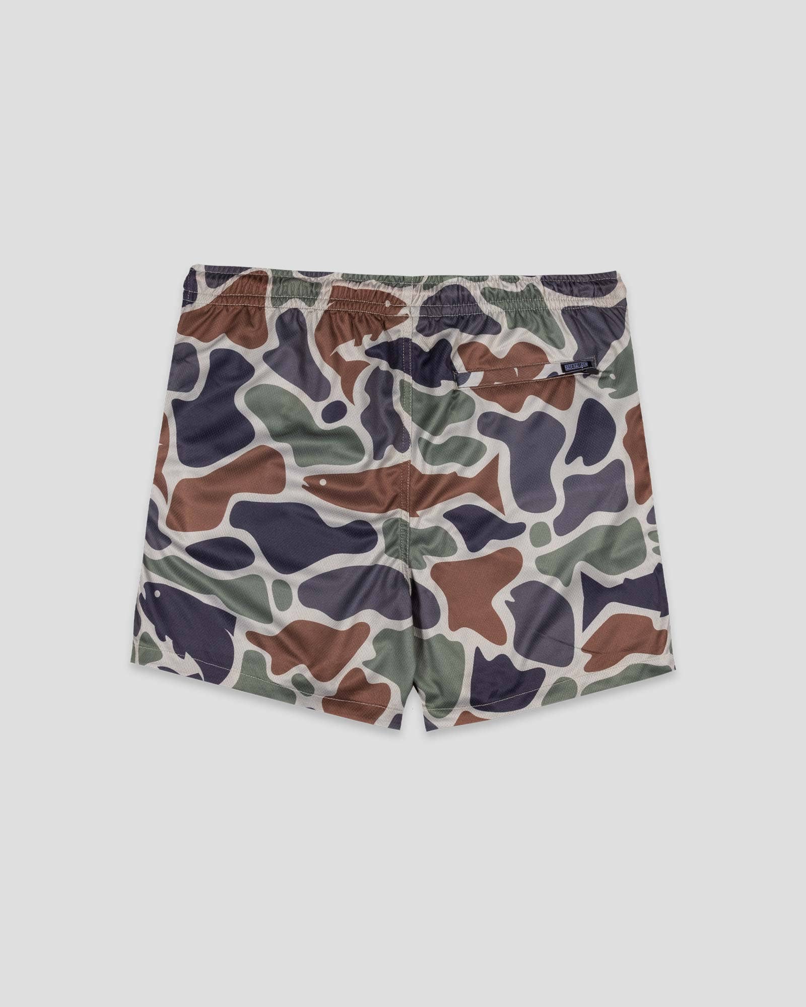 Fishing Club Angler Camo Diamond Air Mesh Shorts - Youth | Petunia